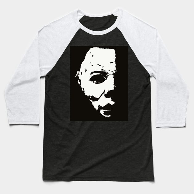 Negative Creeps - Michael Myers Baseball T-Shirt by BludBros